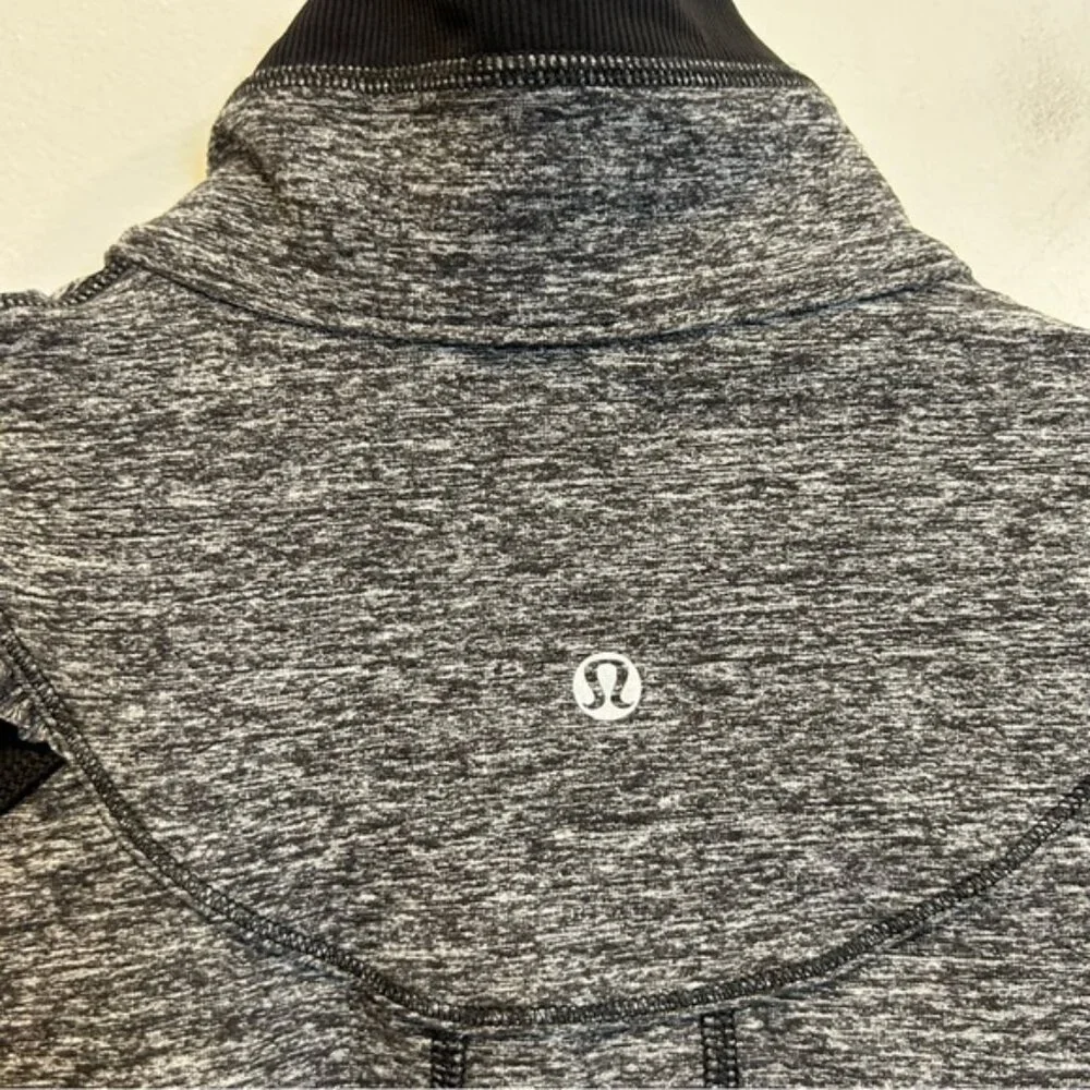 Lululemon Run Your Heart Out Pullover (First Release) Heathered Black - Picture 13 of 16